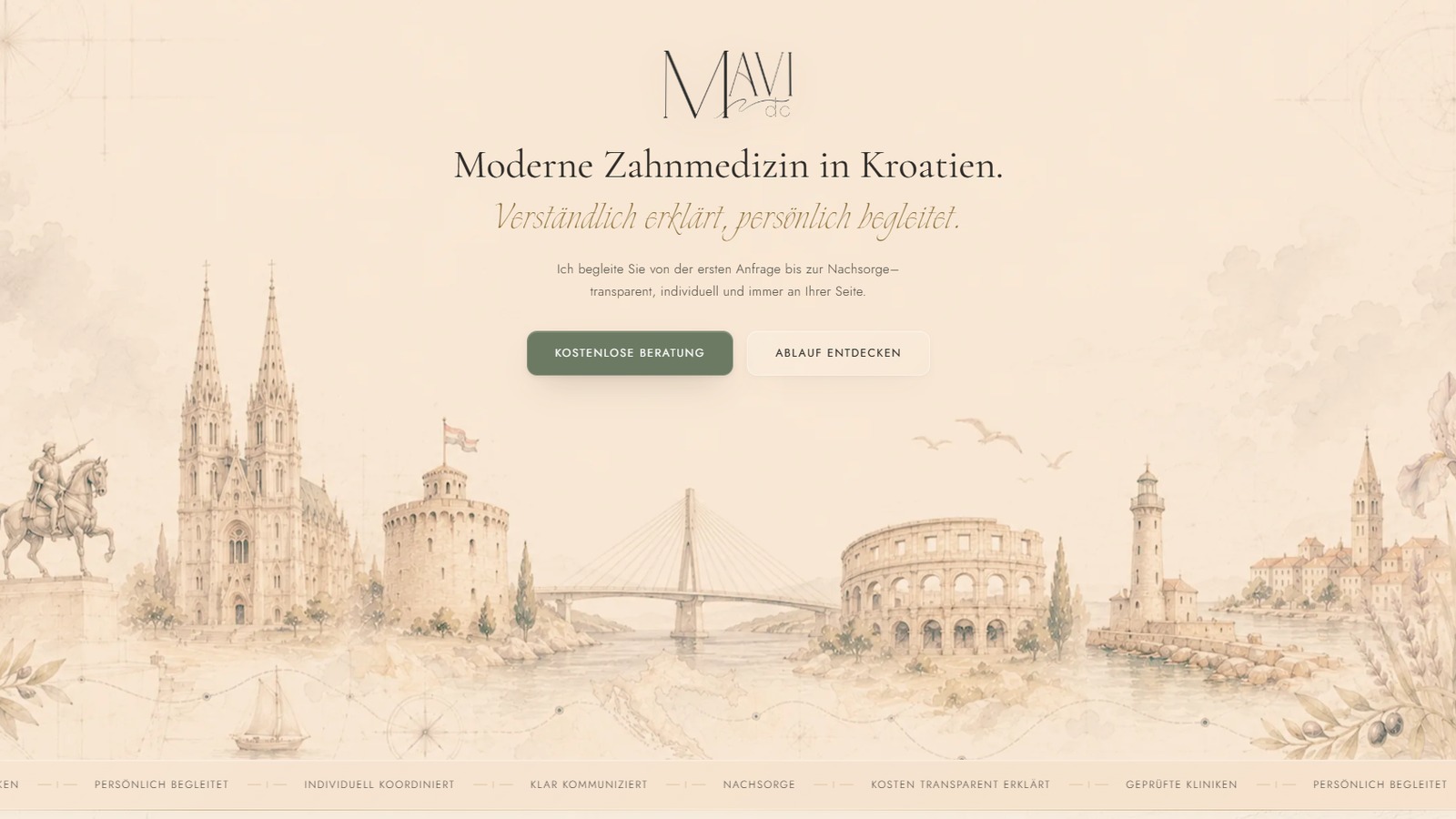 Mavi DentalConnect — web projekt